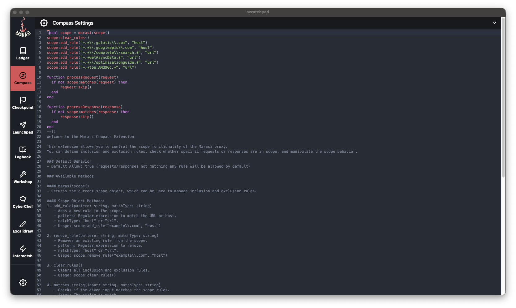 Default Compass View